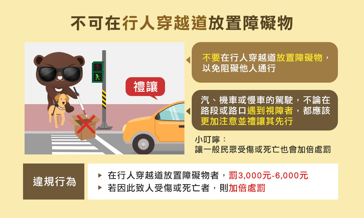 禮讓視障者宣導4