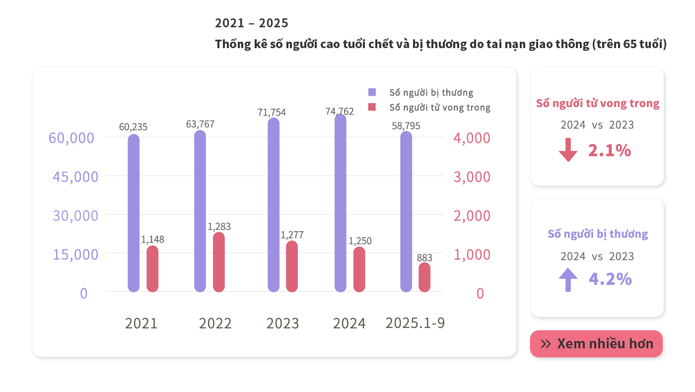 Elderly traffic accidents
