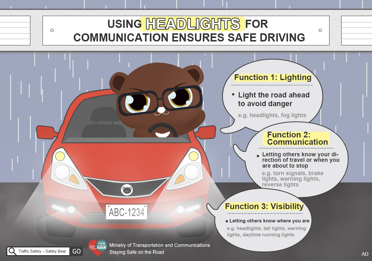 01_USING HEADLIGHTS FOR COMMUNICATION ENSURES SAFE DRIVING