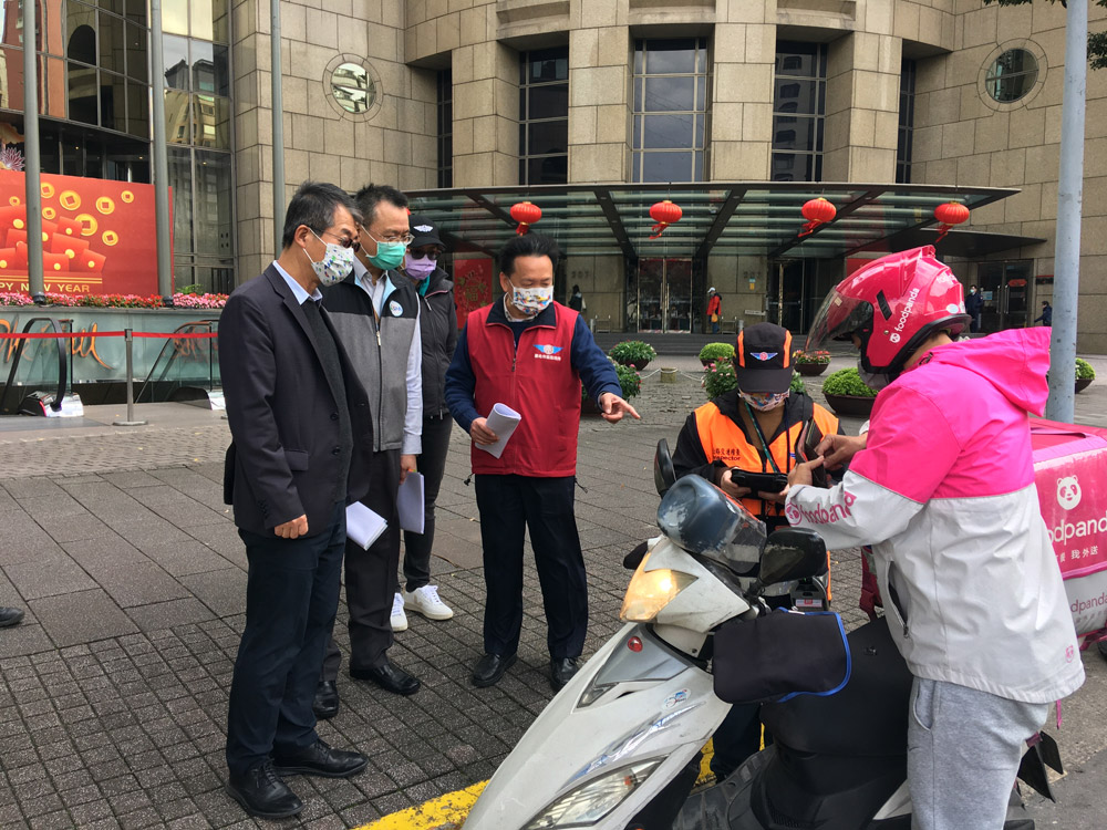 實地查核外送平台駕駛車輛