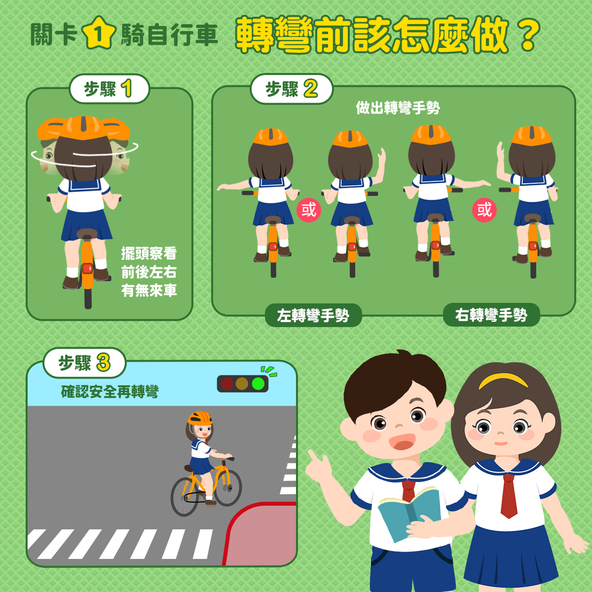 04_騎自行車轉彎前該怎麼做