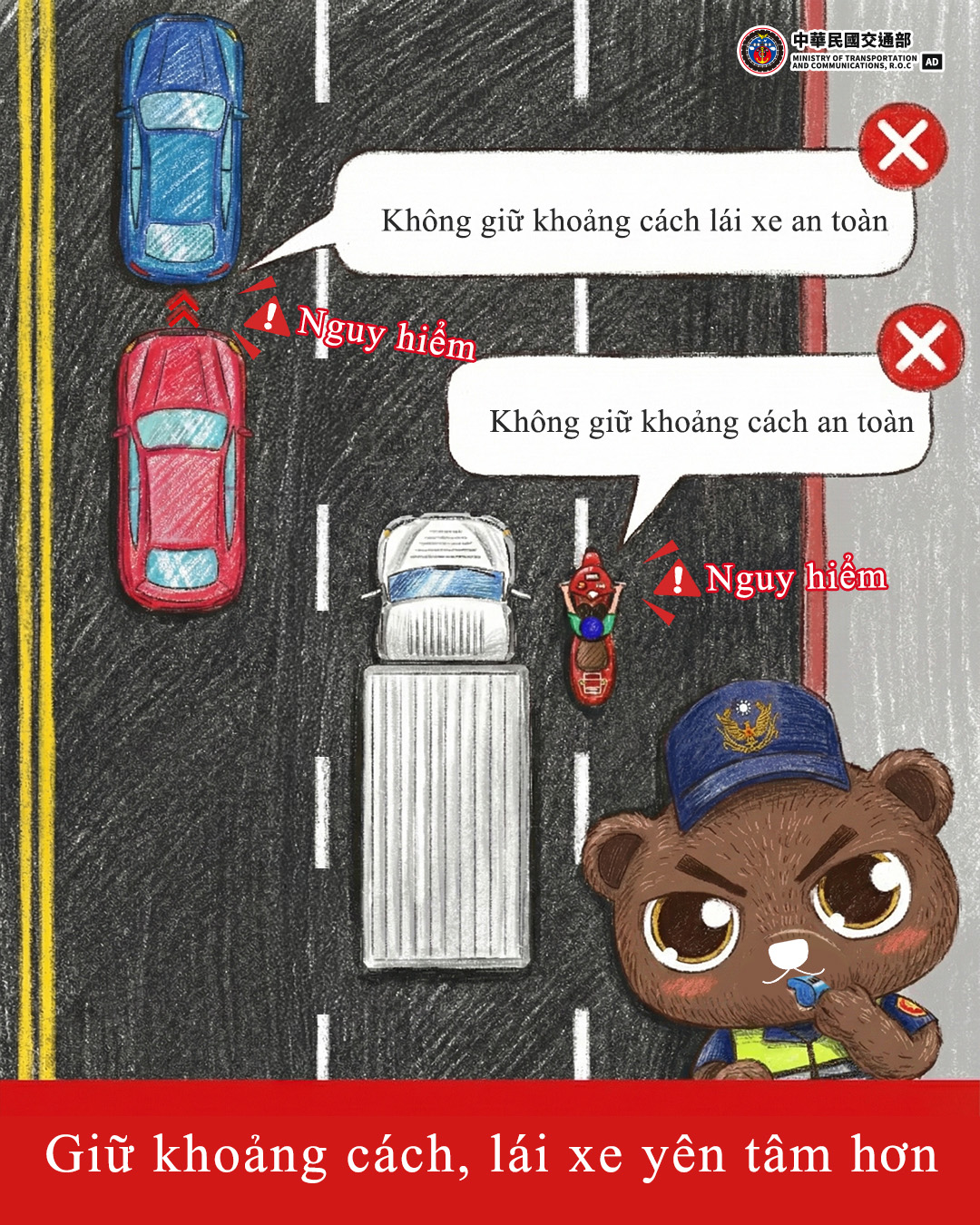 Giữ khoảng cách, lái xe yên tâm hơn