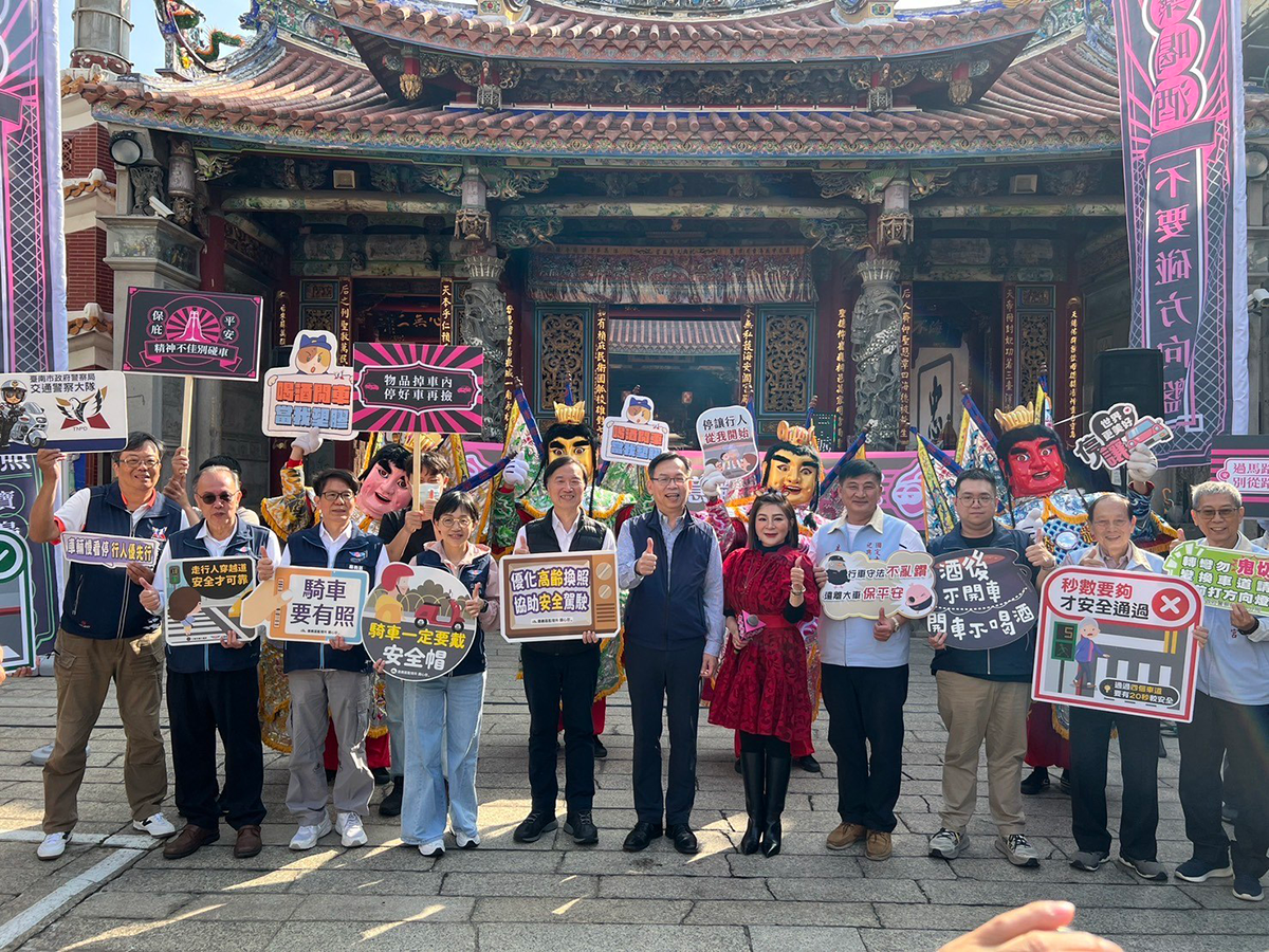 保庇天后王彩樺現身！宣導用路人風險意識