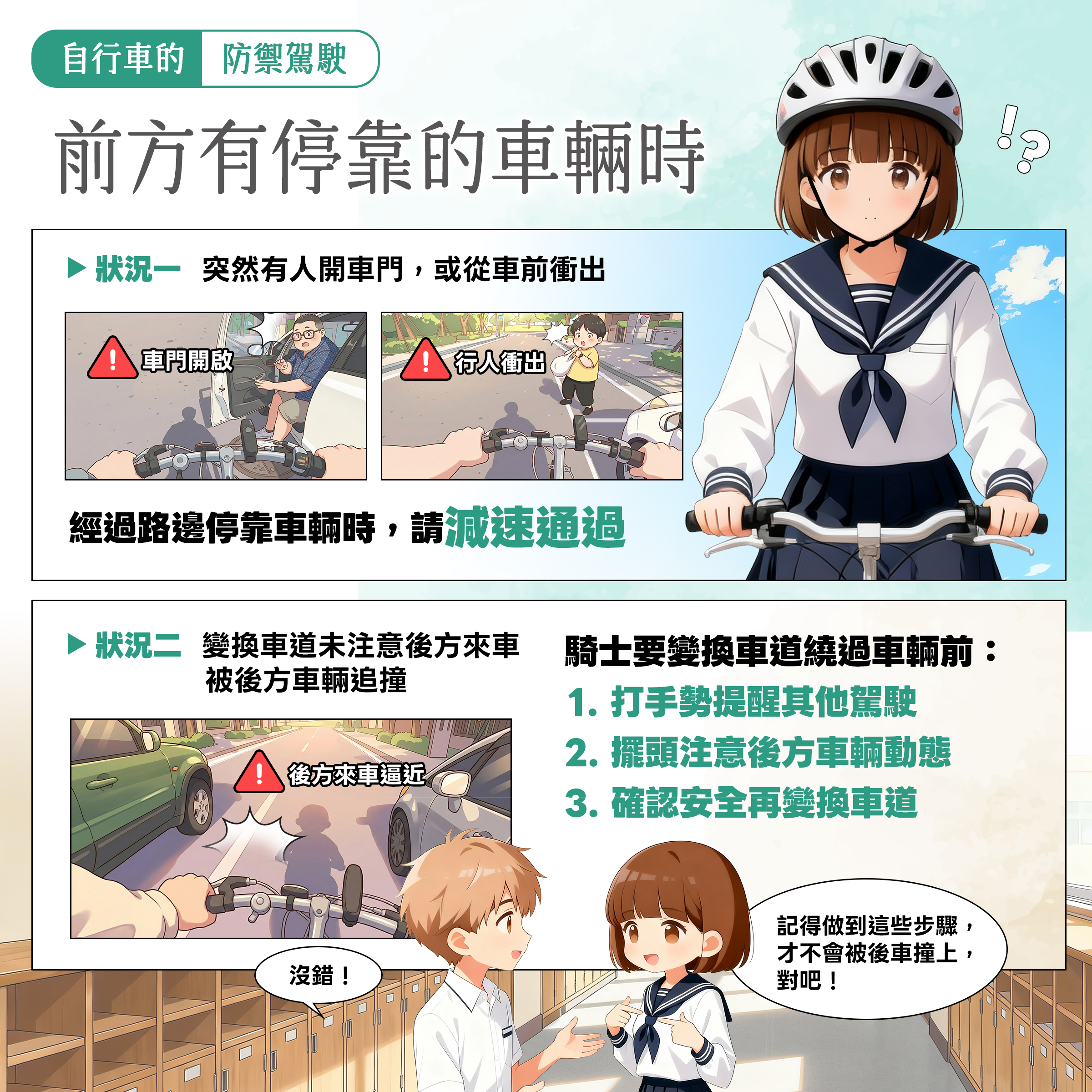 07_自行車的防禦駕駛-前方有停靠的車輛時